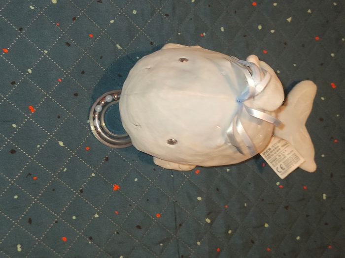 Peluche musicale baleine bleue - photo numéro 2