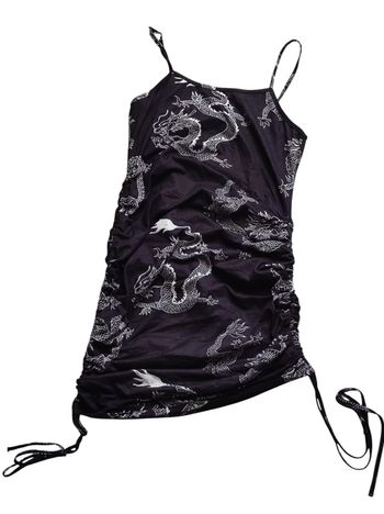 Robe moulante dragon taille M