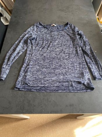 Haut manche longue bleu