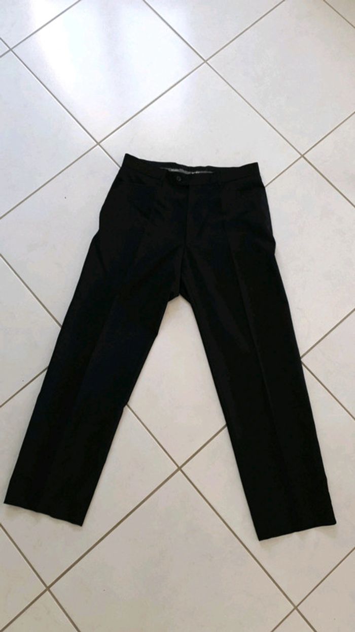 Pantalon de costume noir homme taille 50