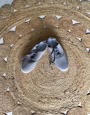 Basket toile bio dégradable T 37 Eco enveloppe bambou couleur grise taille 37