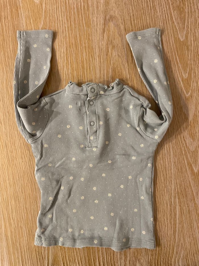 Haut manches longues fille, 12 mois - photo numéro 3