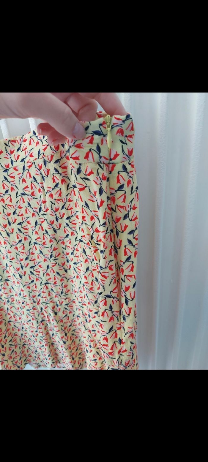 Jupe fluide jaune motifs Camaieu - photo numéro 5