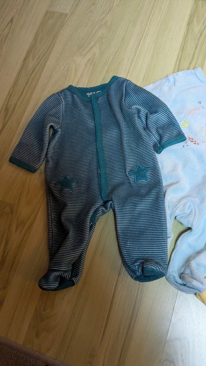 Lot de 6 pyjamas chauds 3 mois - photo numéro 5