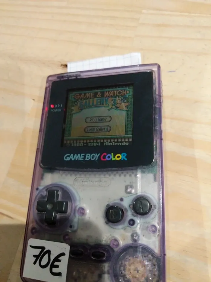 Game Boy Color - Violet translucide - photo numéro 10
