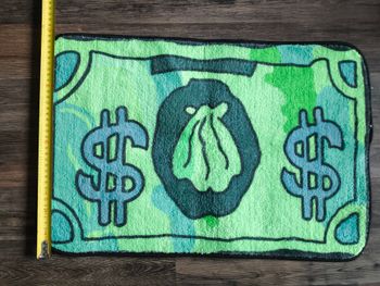 Tapis bob l'éponge dollars billet 