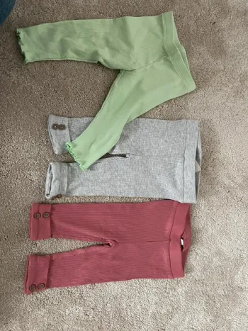 Lot 3 leggings fille