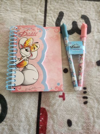 Carnet forme + stylos