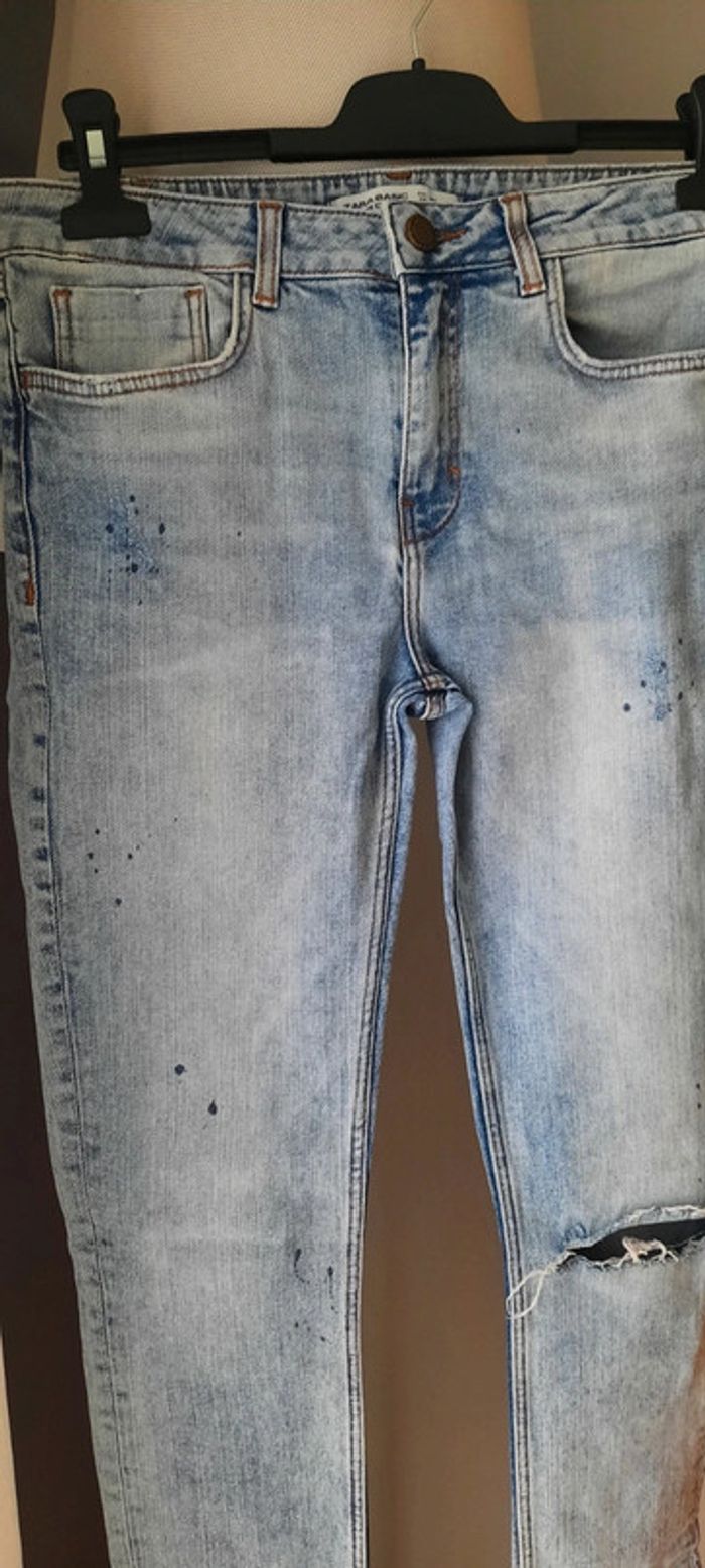 Jeans slim femme Zara taille 38 - photo numéro 3