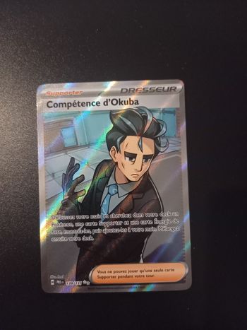 Carte Pokémon Compétence d'Okuba 139/131 Full Art