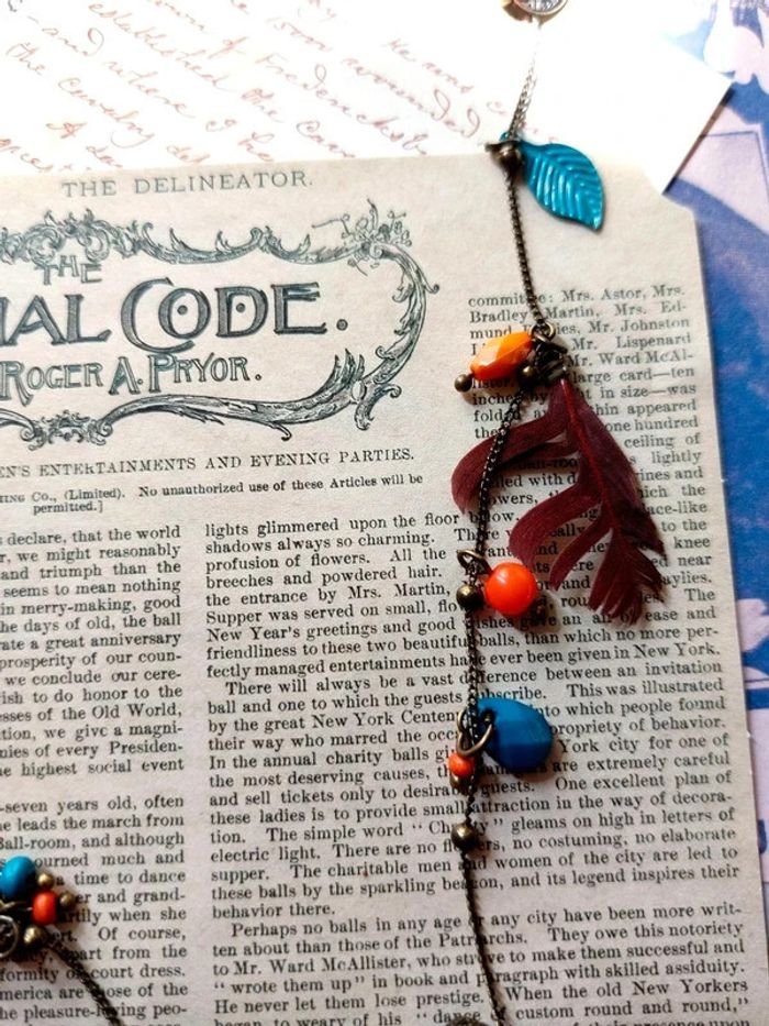 Magnifique collier sautoir bohème avec breloques - photo numéro 4