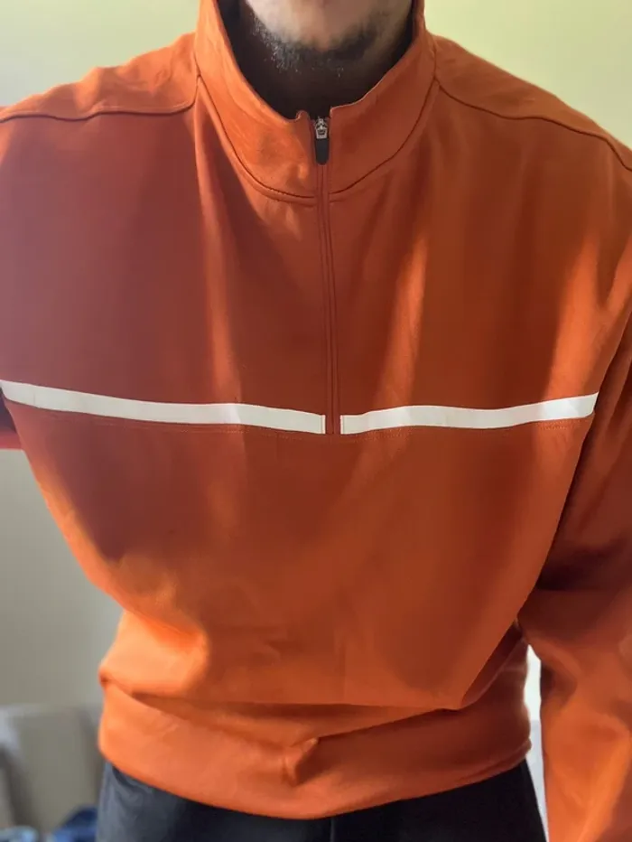 Sweat Nike Car Zip - Orange - Taille XXL - Très Bon État