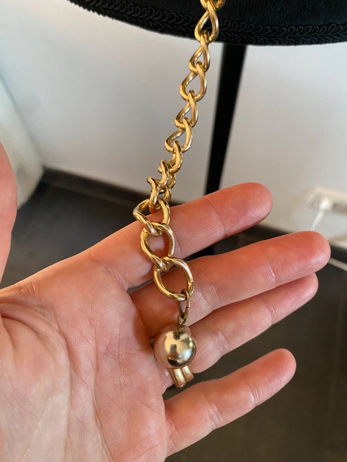 Ceinture chaîne maillon doré - photo numéro 7