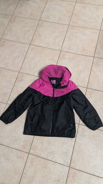 Parka fille rose 