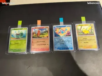 🎴Lot des 4 Cartes Promos du coffret Costco Pokemon 151 🎴