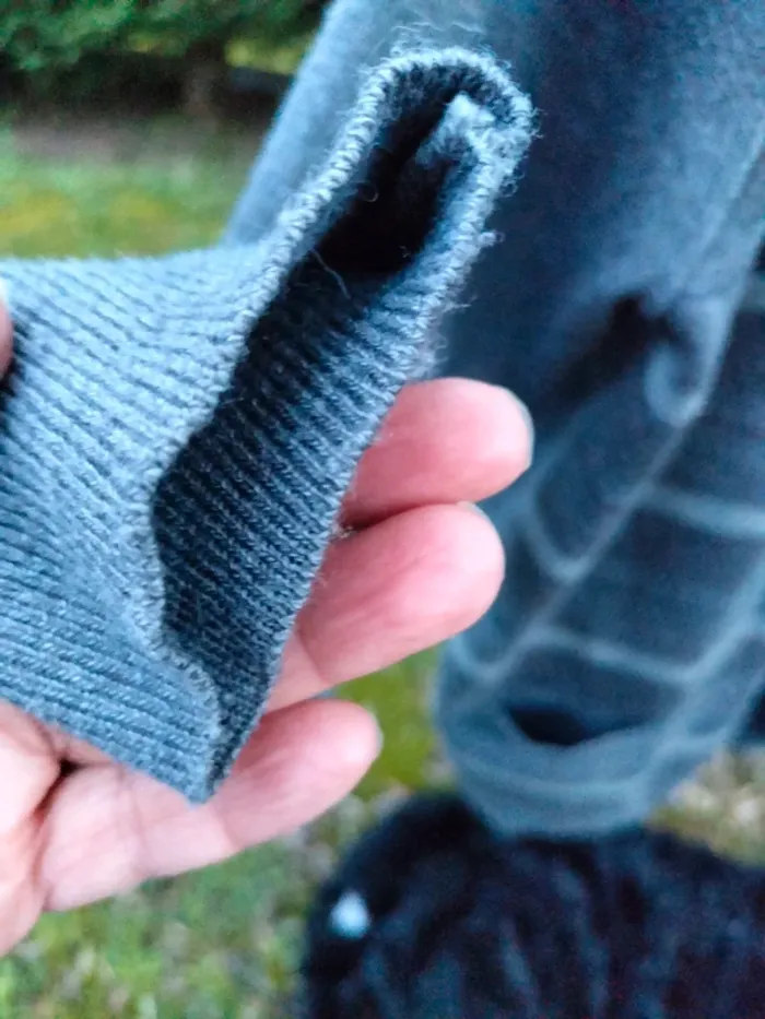 Cardigan homme gris avec rayure taille xl - photo numéro 4