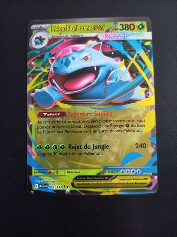Carte Pokémon Méga-Florizarre Ex 003/132