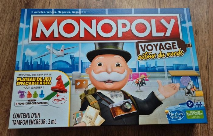 Jeux de société Monopoly voyage autour du monde