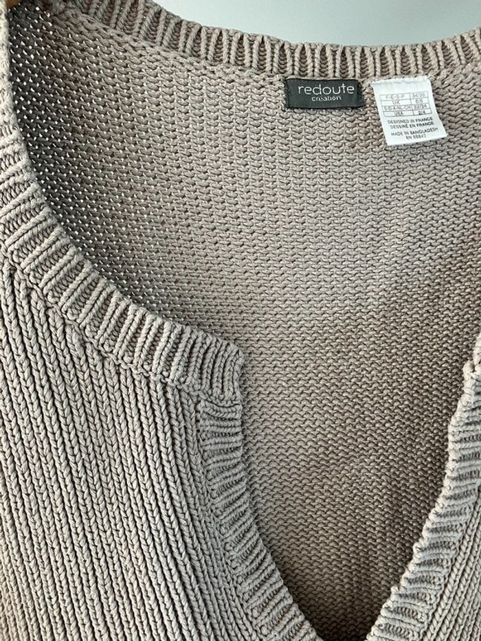 Pull taupe La Redoute 34/36 - photo numéro 2