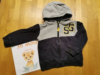 Veste à capuche 36 mois