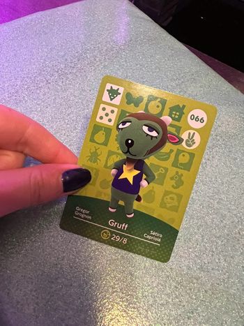 Carte Amiibo Animal Crossing - Série 1 - 066 - Grognon