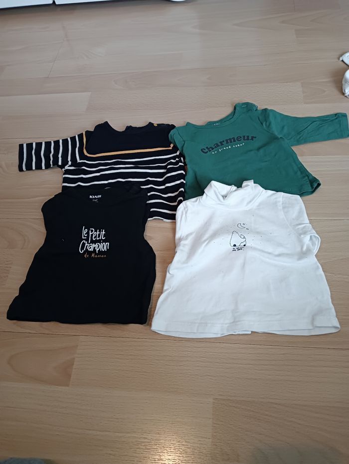 T-shirt Manches longues - 1 mois