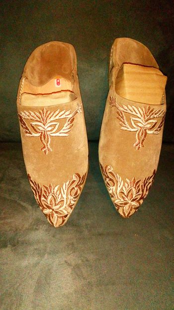 Babouche marron 38