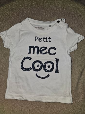 Tshirt blanc taille 3 mois
