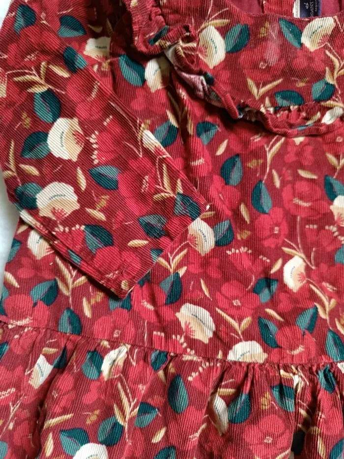 Robe velours bébé fille - photo numéro 3