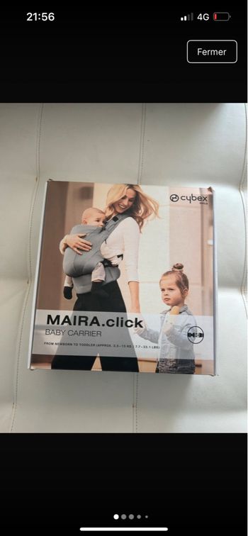 Porte bébé physiologique cybex 
