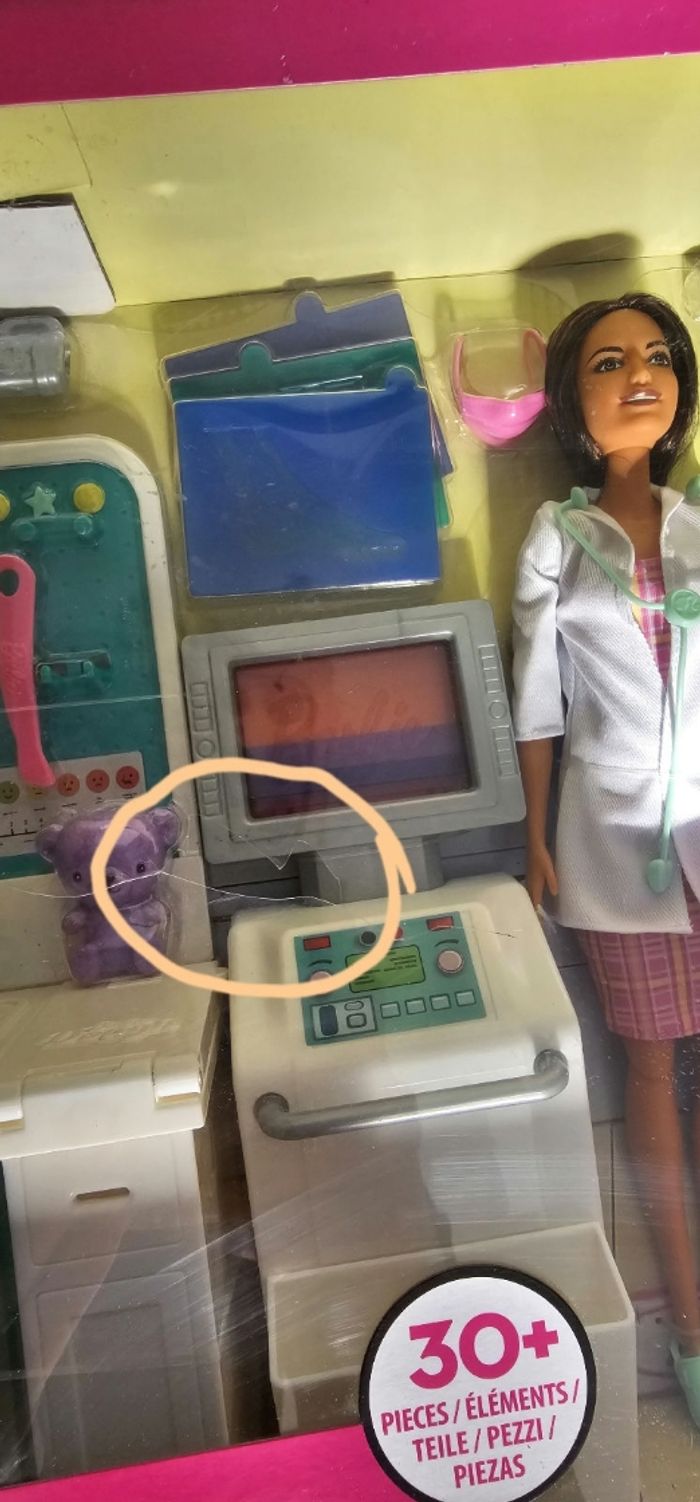 Coffret barbie clinique medicale - photo numéro 2