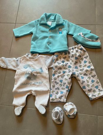 Ensemble pour bébé garçon 1-3  mois