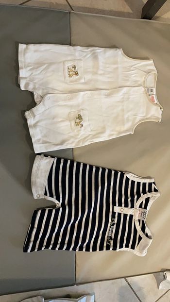 Lot de 2 combinaisons été 6 mois