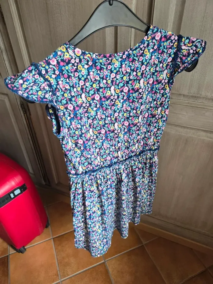 Robe fleurie liberty colorée tissaia 12 ans - photo numéro 5