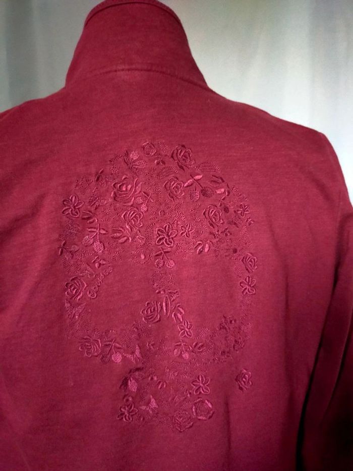 Veste femme bordeaux – Le Temps des Cerises – Taille S/M - photo numéro 8