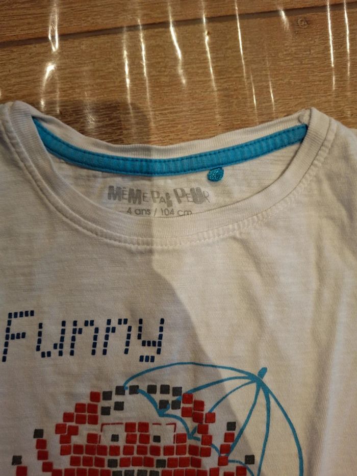 T-shirt manches courtes crabe 4 ans - photo numéro 2