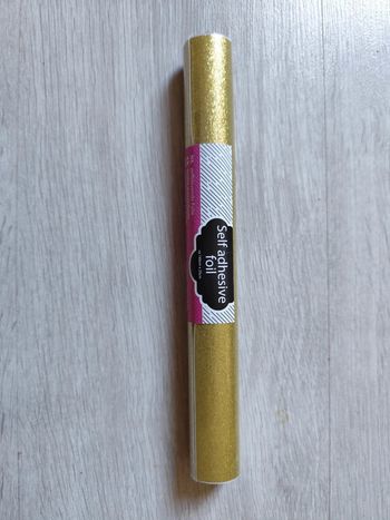 Rouleau adhésif foil paillettes or