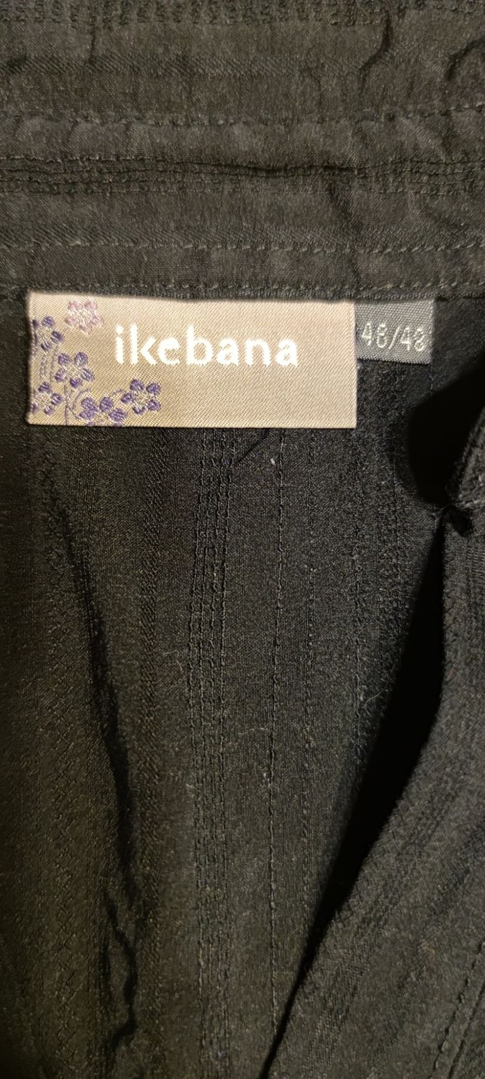 Blouse femme Ikebana – Taille 46/48 – Noire – Bon état - photo numéro 6