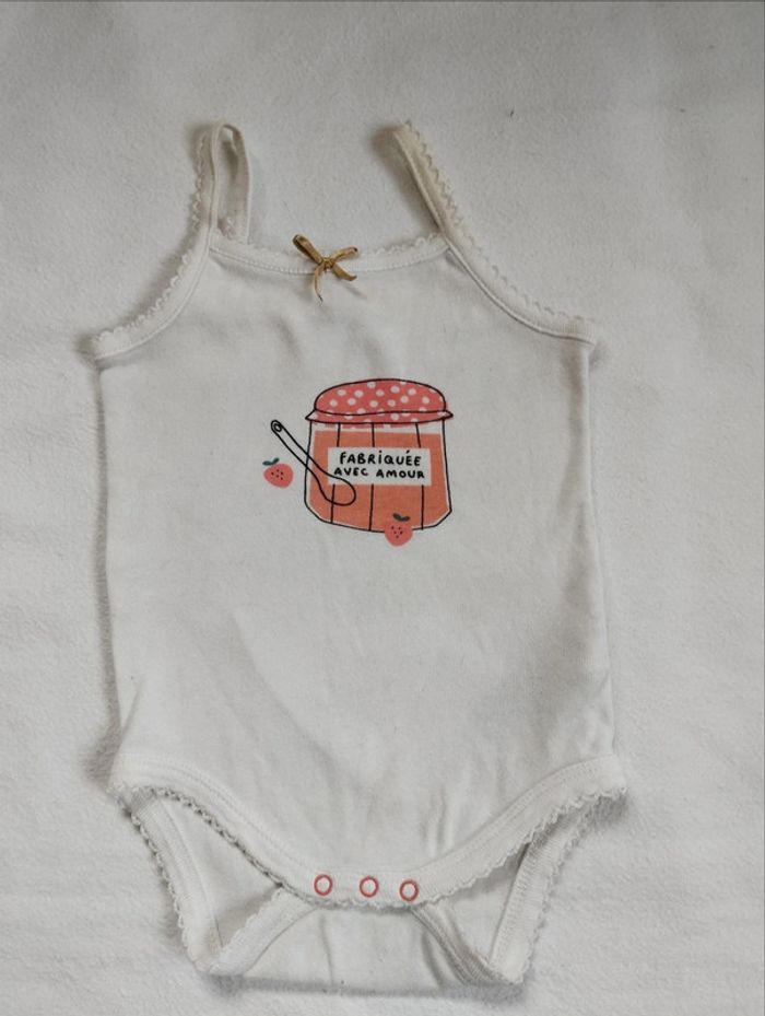 Lot bodies sans manches fille 18 mois - photo numéro 12