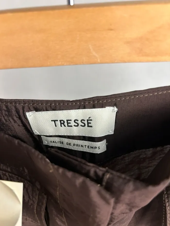 Pantalon large tressé Marron T1 / S neuf - photo numéro 5