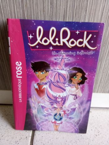 Livre roman bibliothèque rose lolirock un planning infernal ,  numéro  23