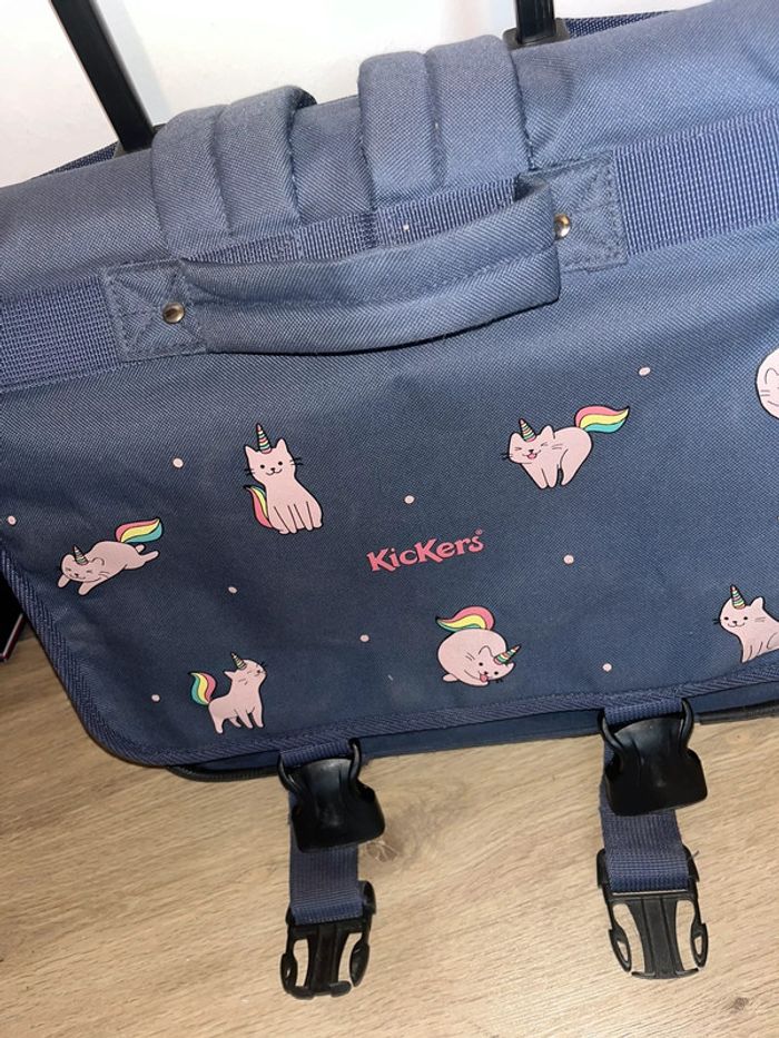 Cartable trolley kickers + trousse - photo numéro 3
