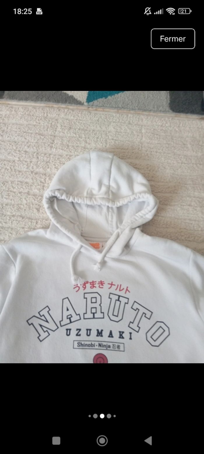 Sweat à capuche Naruto Shippuden T S - photo numéro 4