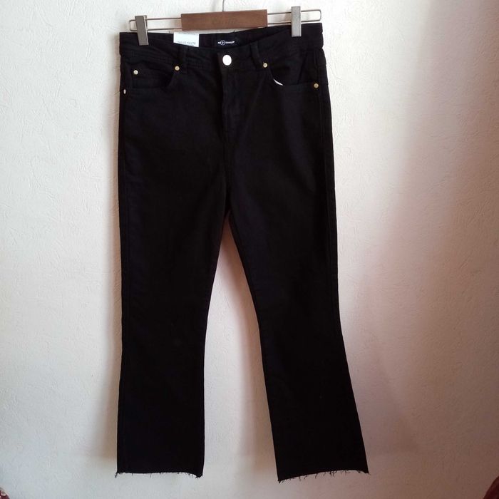 Pantalon jeans flare taille haute femme 🌹