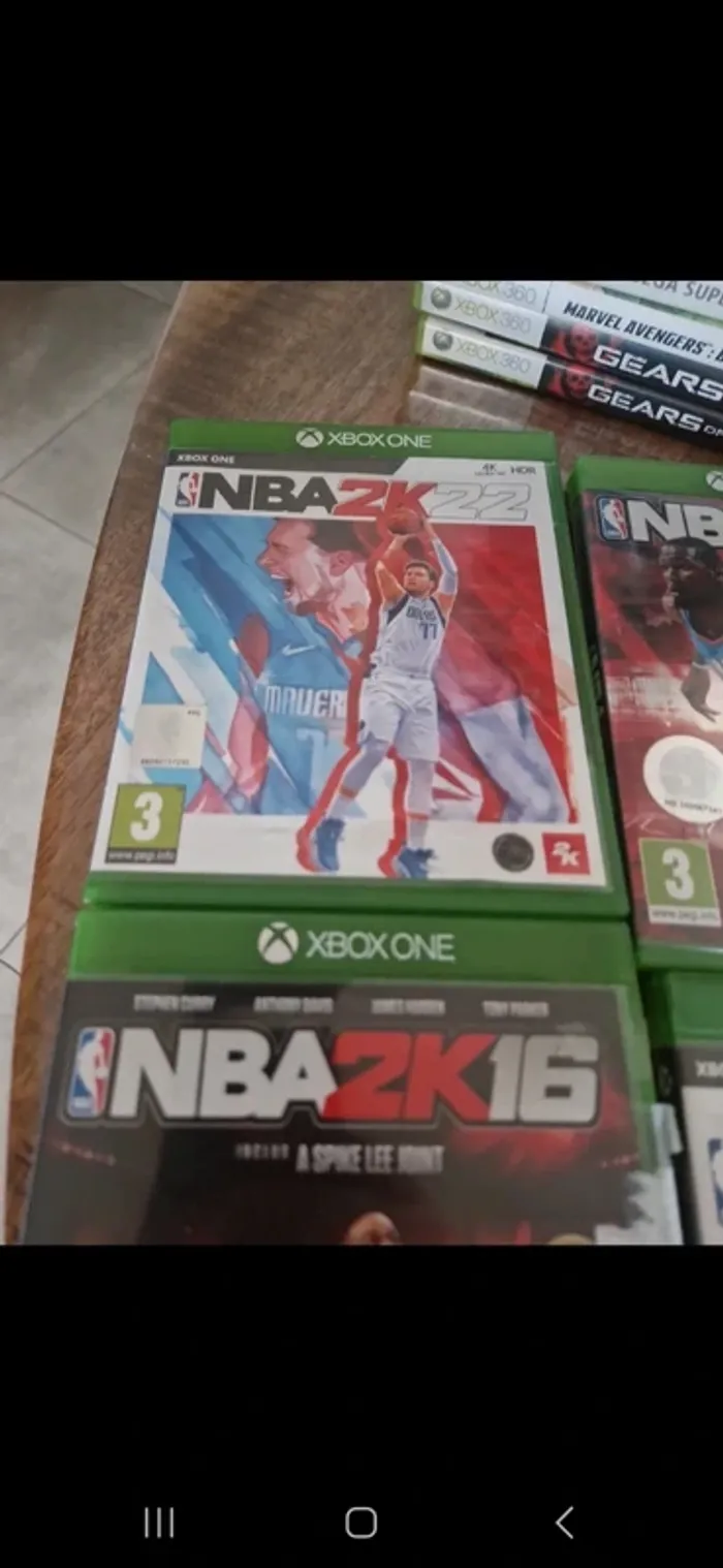 Lot de 2 jeux nba 2k21 et nba 2k22 - photo numéro 2