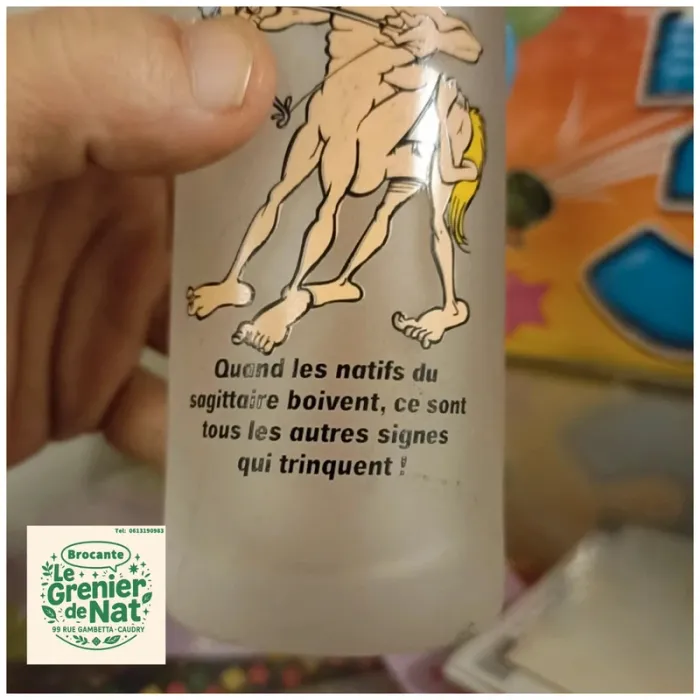 Verre humouristique sagittaire - photo numéro 3