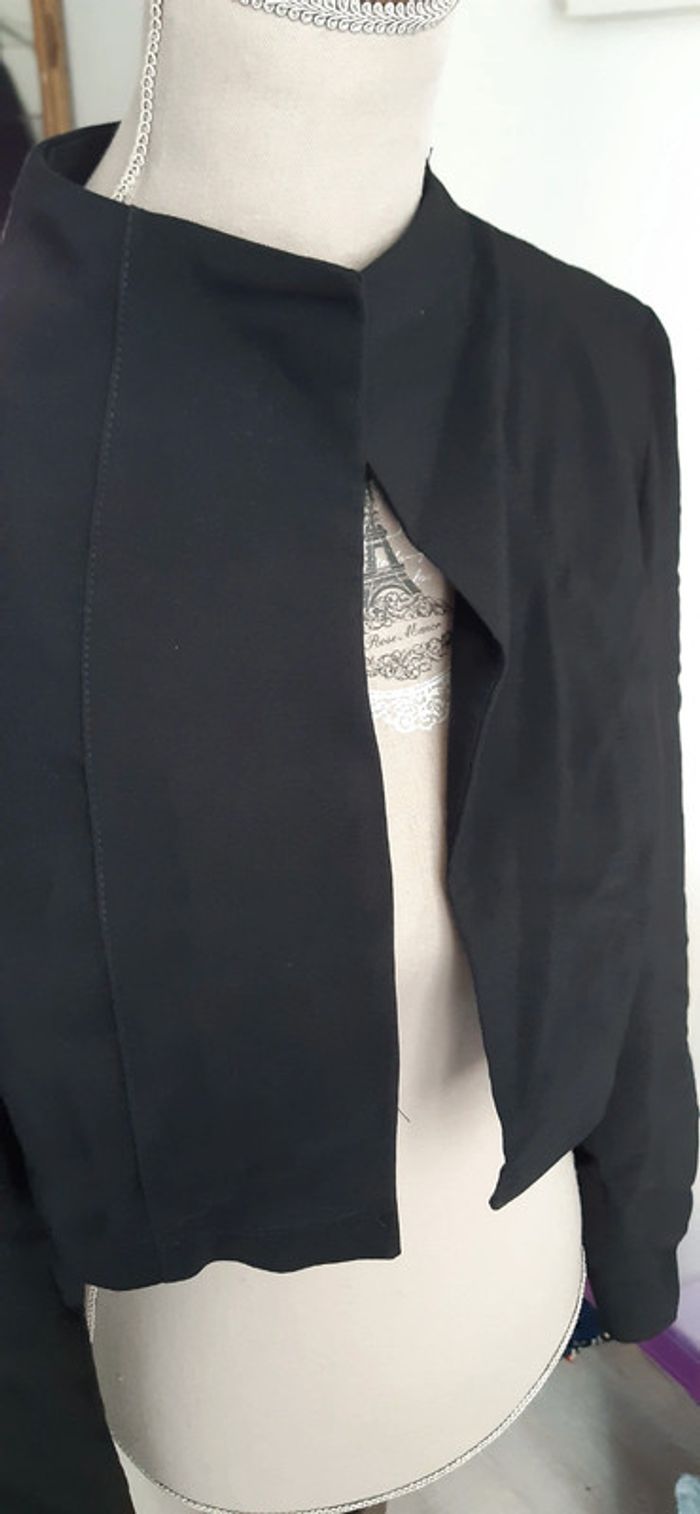 Veste boléro noire Ici et Maintenant - photo numéro 4