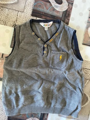 Pull sans manche 24 mois
