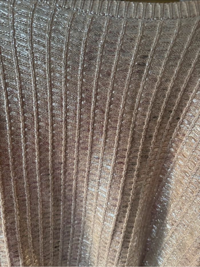 Pull tricot argenté Stefanel - photo numéro 7