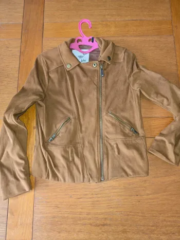 Veste maron daim